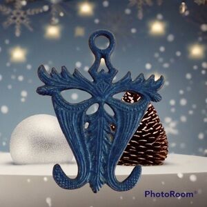 American antique cast iron iron pad / pot pad large